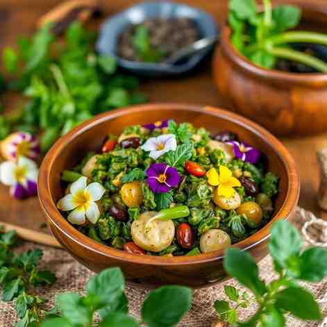 French Guianese Calou - Healthy Green Recipe & Caribbean Side Dish